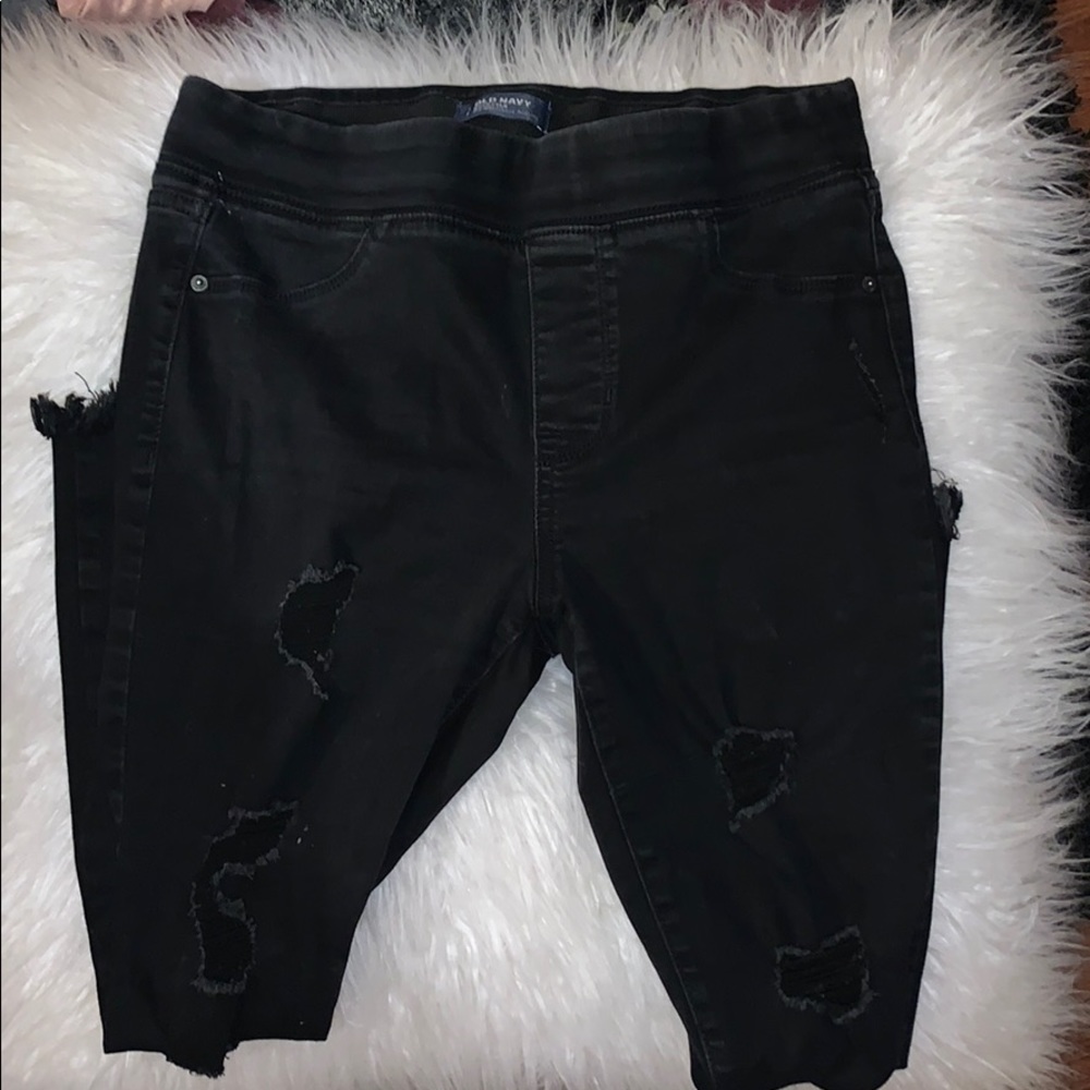 Ripped Old Navy Rockstar Jeggings